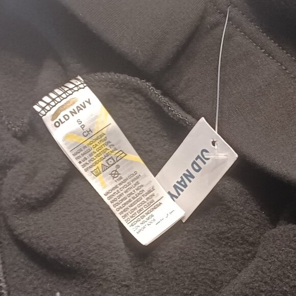 NEW Old Navy Blackjack Black High Waisted Fleece Lined Fashion Layering Legging - Picture 8 of 15